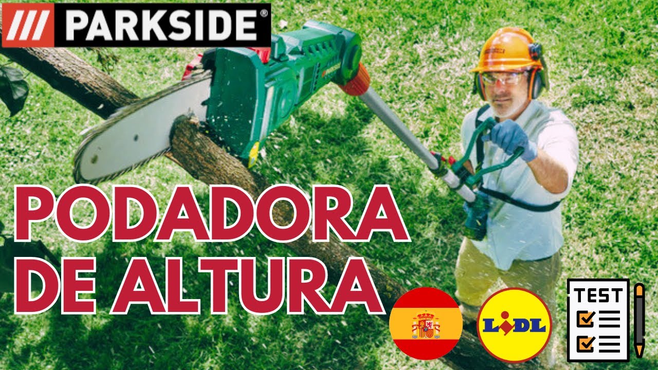 PODADORA DE ALTURA&nbsp; RECARGABLE Parkside PAHE 20-li C3 A1 ESPA&Ntilde;A ESPA&Ntilde;OL LIDL