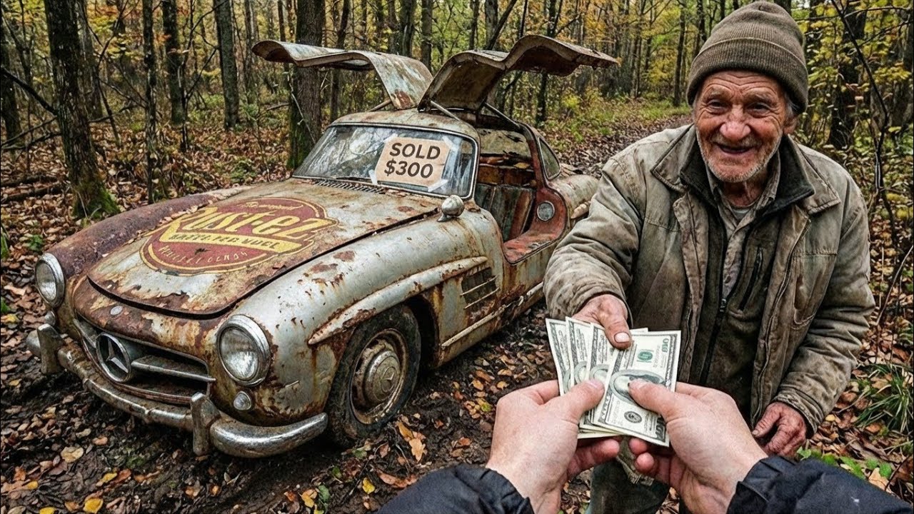“ASMR Car Restoration | Mercedes-Benz 300 SLR Uhlenhaut 1955 (No Talking)” Abandoned to Perfection