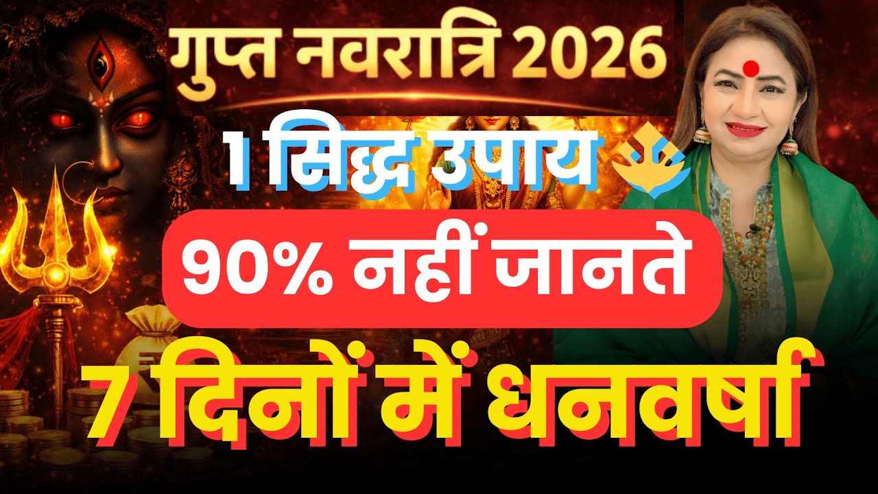 27 January Gupt Navratri || ये गुप्त उपाय बदल देंगे आपकी किस्मत || Navratri Upay, गुप्त नवरात्रि 26