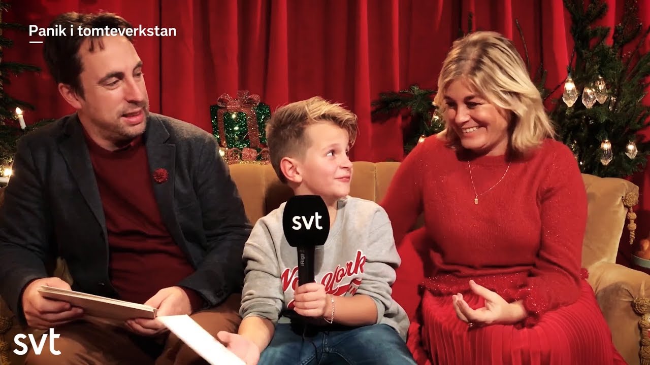 Pernilla Wahlgren och Per Andersson grillas inför julkalendern