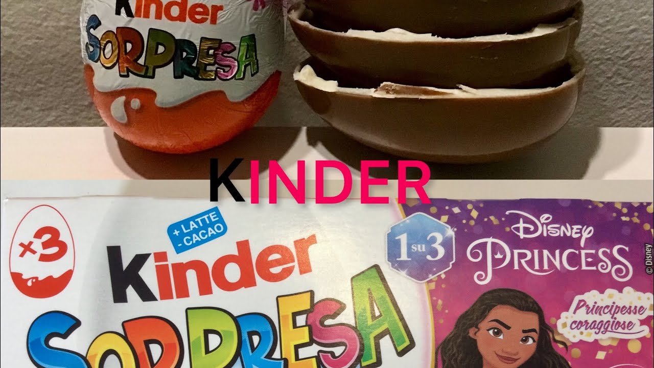 New Kinder Surprise ASMR Unboxing