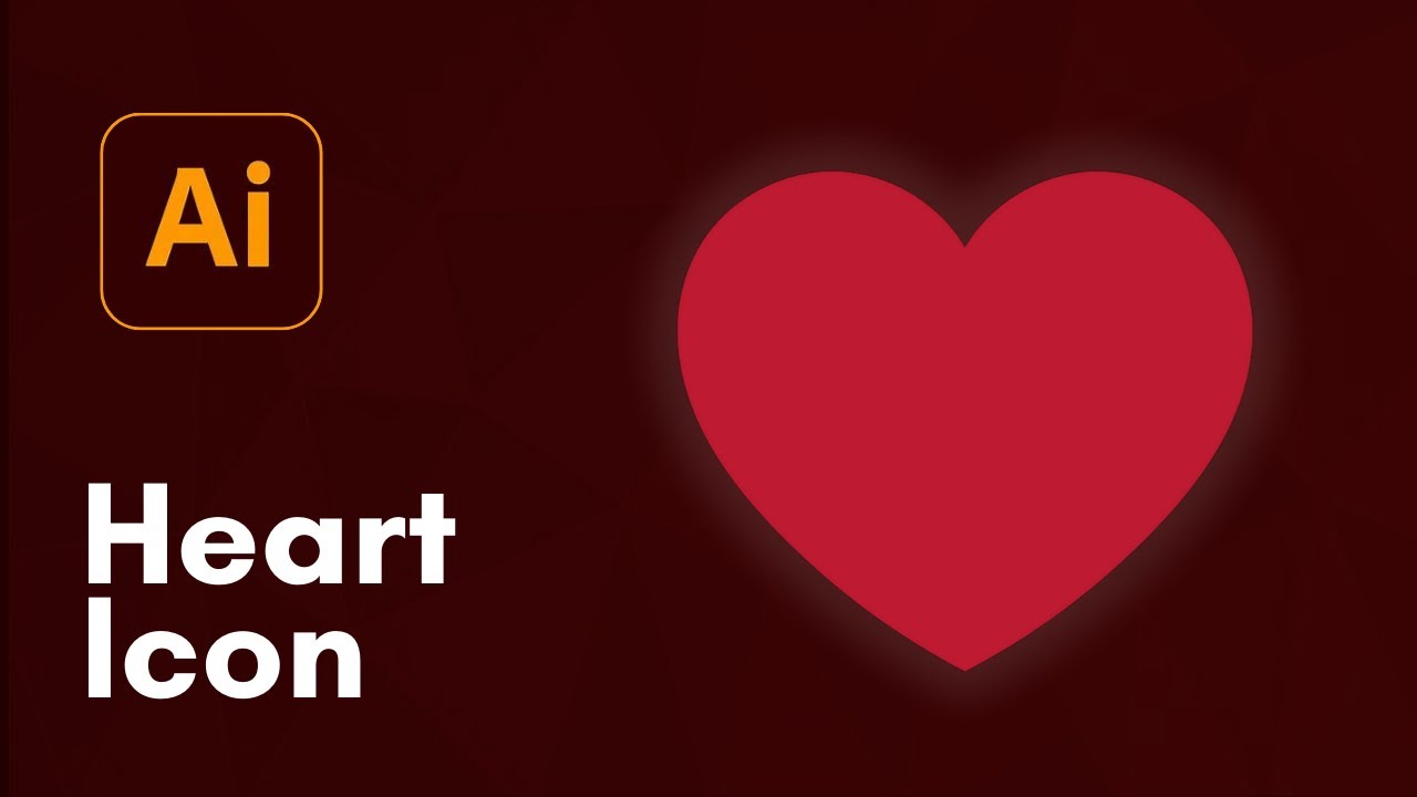 How to create Heart Icon in Illustrator