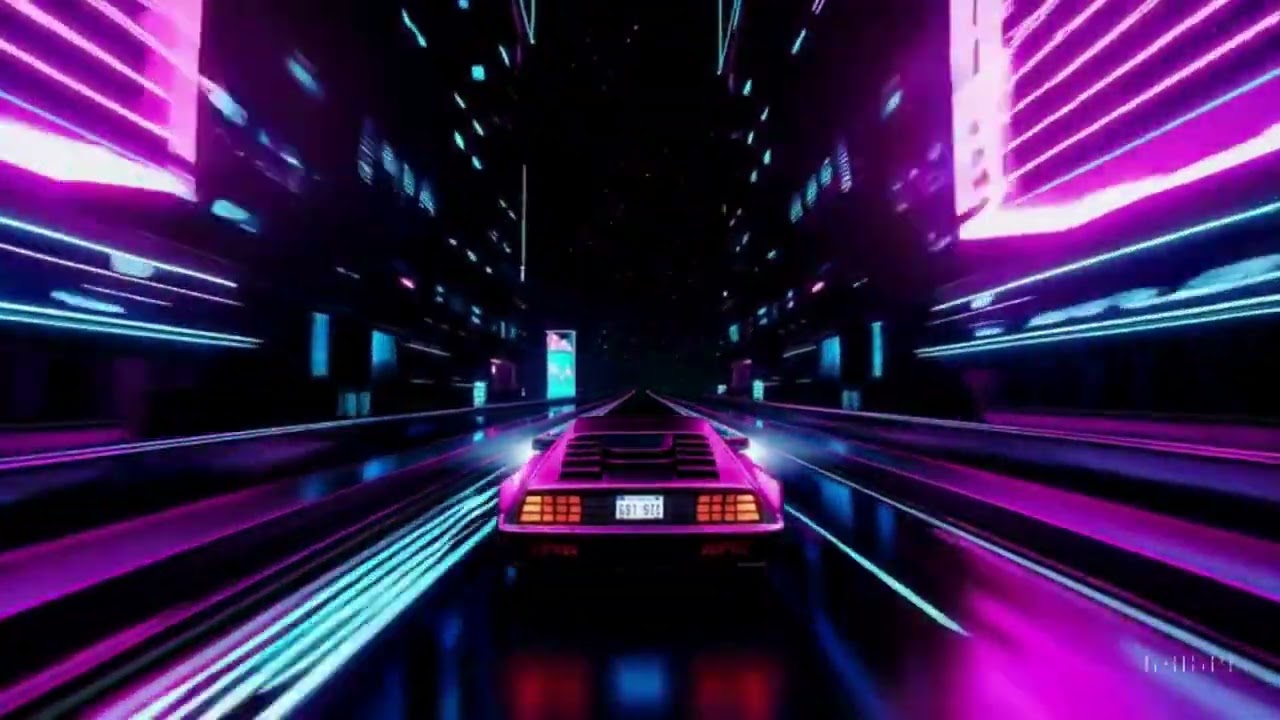 Cyberpunk Neon City Drive Chill Music | 3