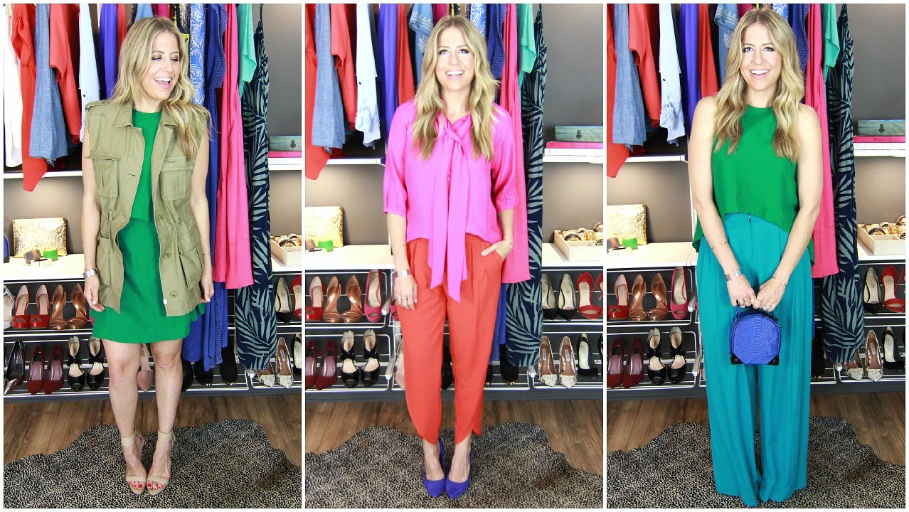 How To Wear Bright Colors!