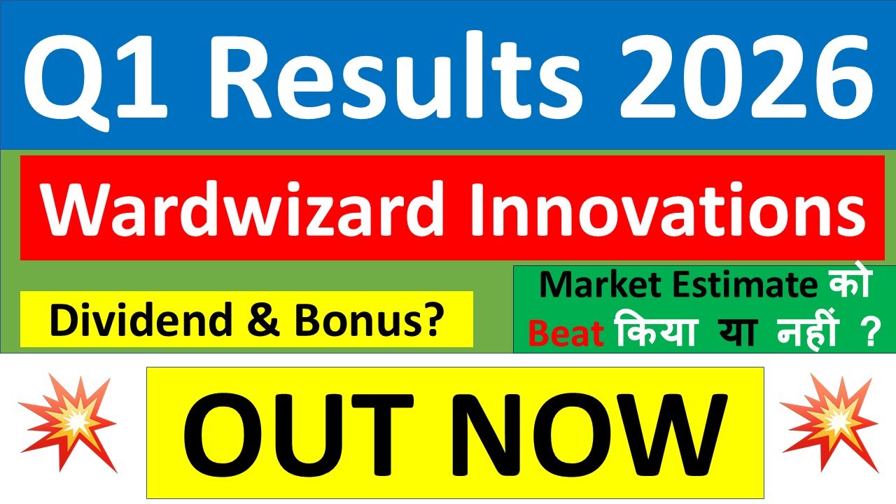 WARDWIZARD INNOVATIONS Q1 results 2026 | WARDWIZARD results today | WARDWIZARD Share News today