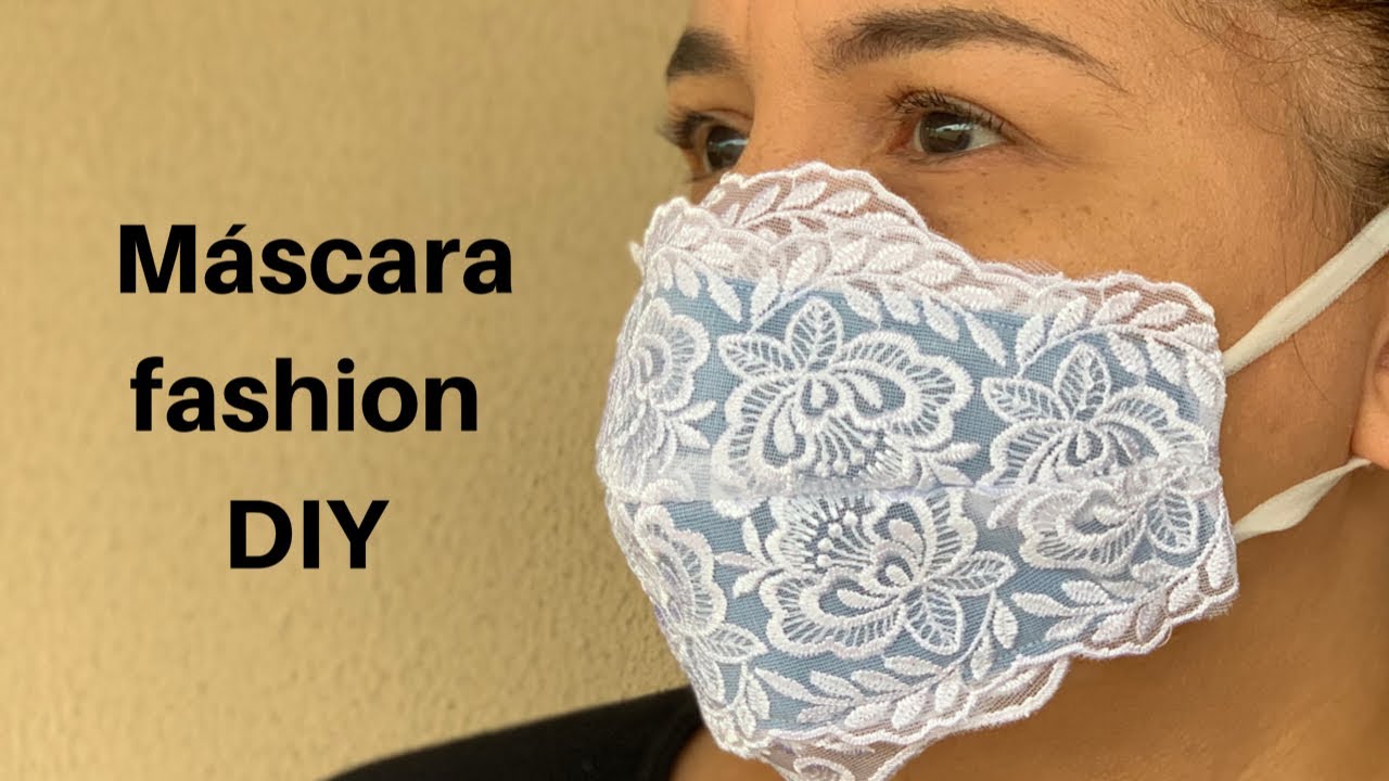 Como fazer Máscara fashion. DIY Fashion mask pattern
