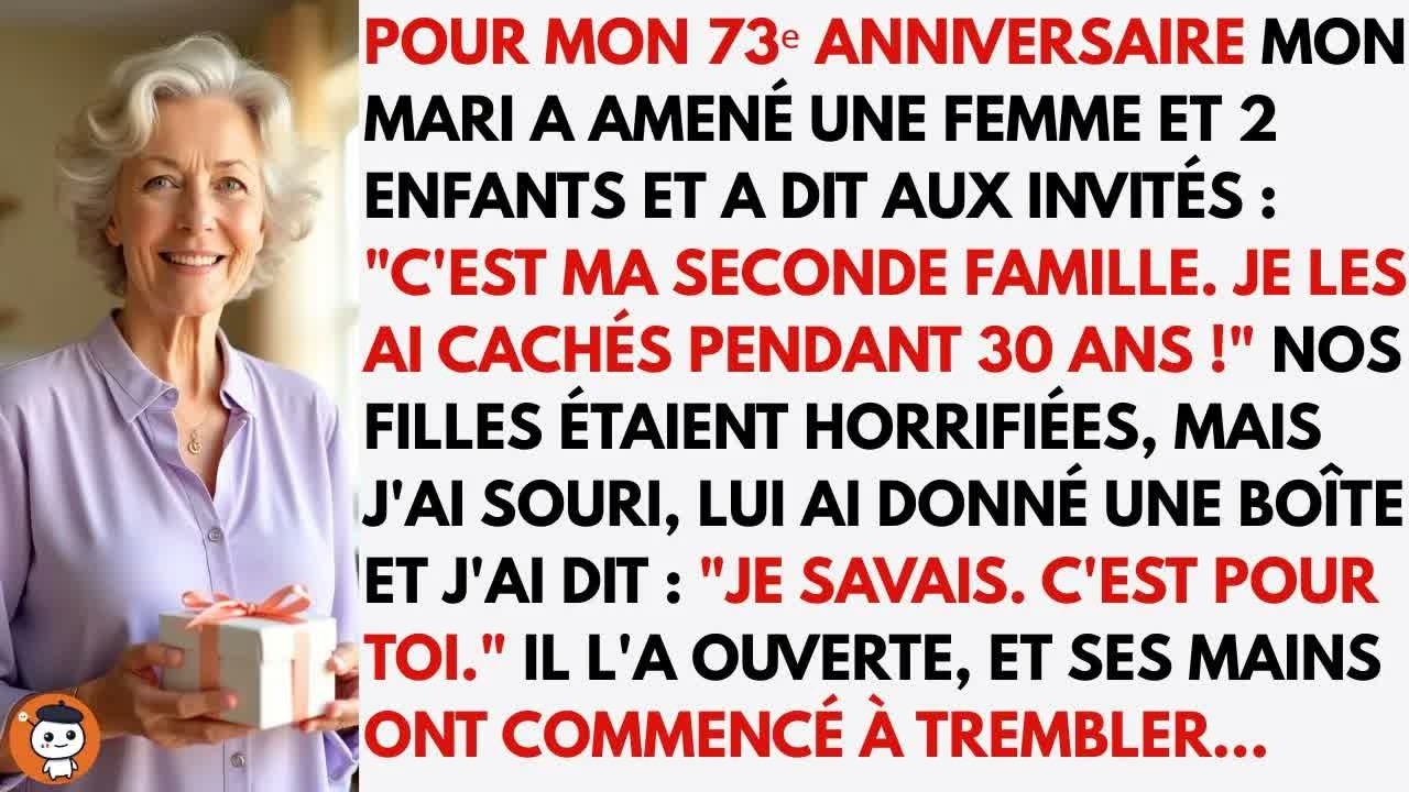 Pour mon anniversaire, mon mari a présenté sa famille secrète… alors je lui ai tendu une boîte