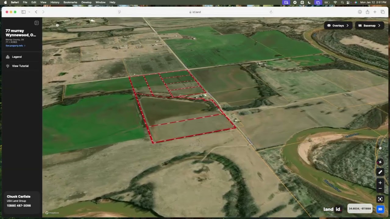 Spectacular Flat Homesites Near Wynnewood & the Washita River