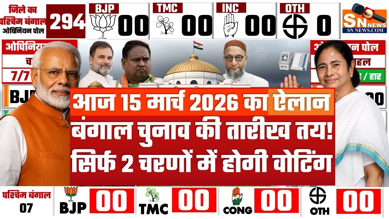 West Bengal Assembly Election 13 MARCH 2026 Election Commission Press Conference LIVE  Gyanesh Kumar