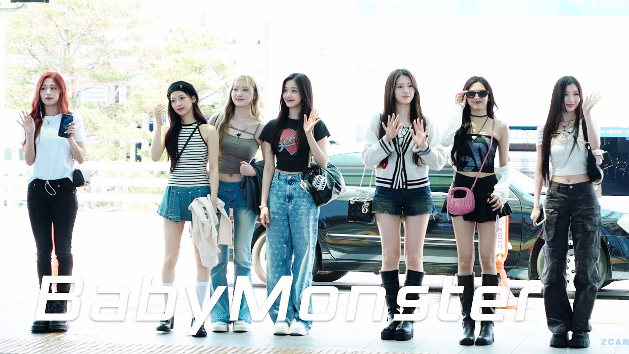 베이비몬스터 babymonster 자카르타 팬미팅 출국 Departure for JAKARTA 4K 240606