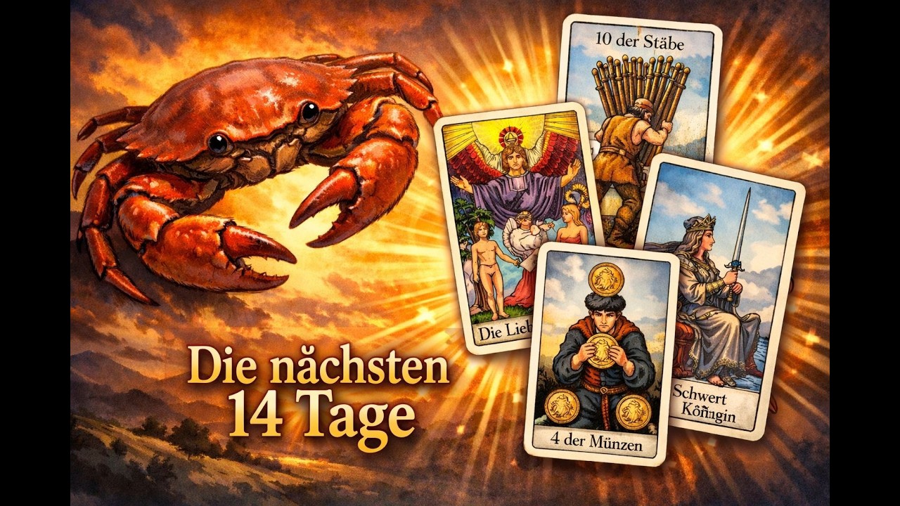 Intuitives Handeln führt zu Stabilität 💫 #Tarot #Krebs ♋️ die nächsten 14 Tage