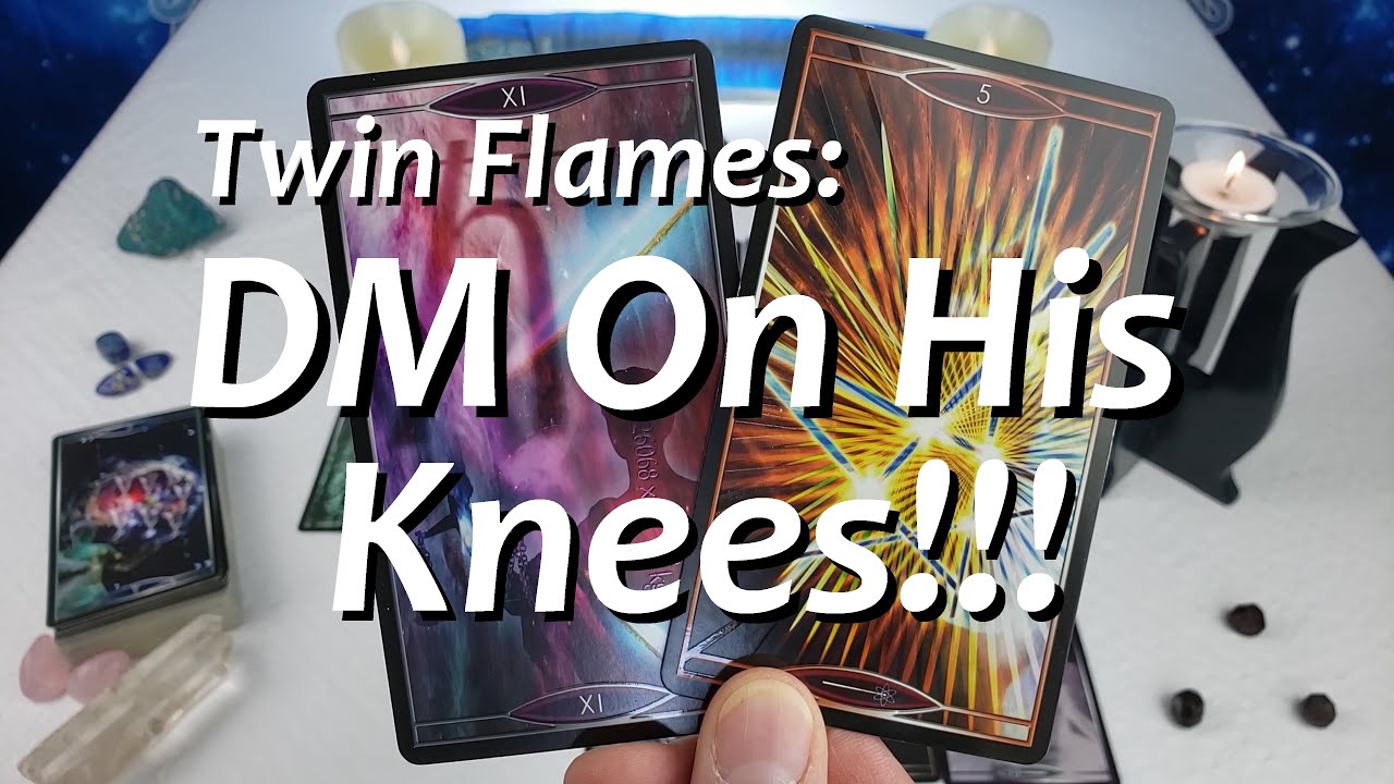 Twin Flames: DM: On His Knees!!!  🙏  Messages From Divine Masculine 4/04 - 4/10 2021