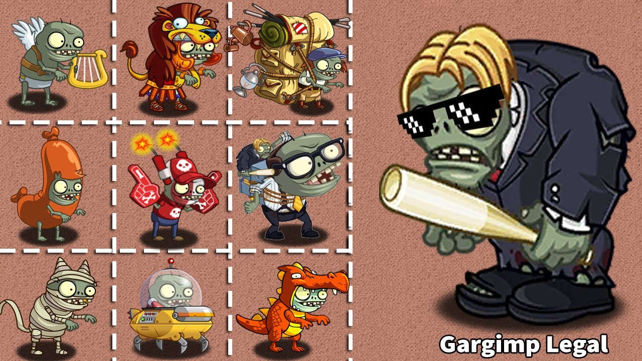 Garimp Legal VS All Imp Zombies - PvZ 2 Zombie Vs Zombies