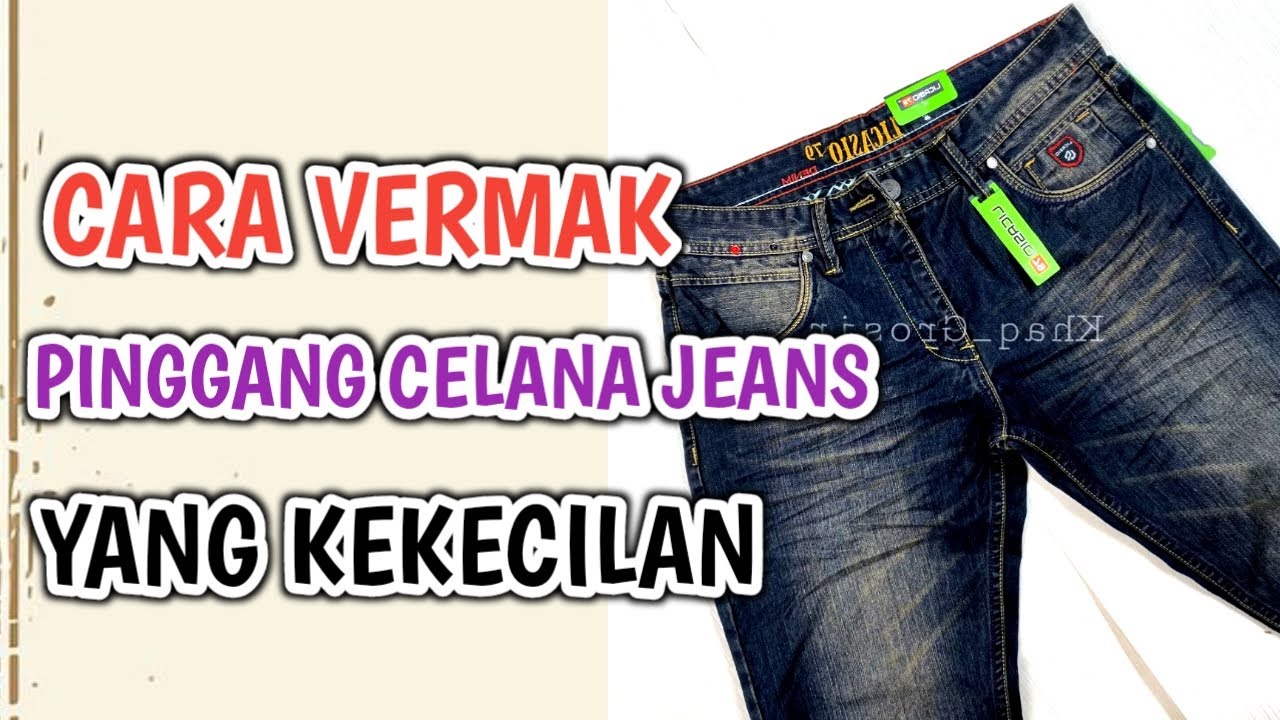 Cara Permak Pinggang Celana Jeans Kekecilan