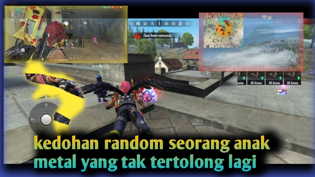 KEBODOHAN YANG RANDOM ANAK METAL MULAI DARI TIARAP GAJELAS SAMPAI BOOYAH -FREE FIRE INDONESIA