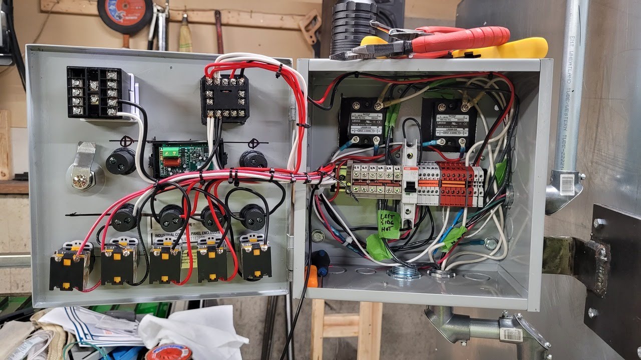 Powder Coat Oven Build Part 6 How To Wire Your Control Panel
