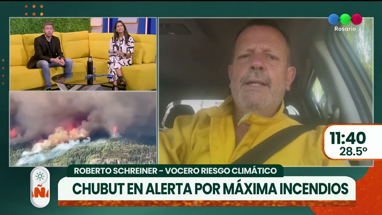 Intenso operativo por incendios forestales ► TELEFE ROSARIO