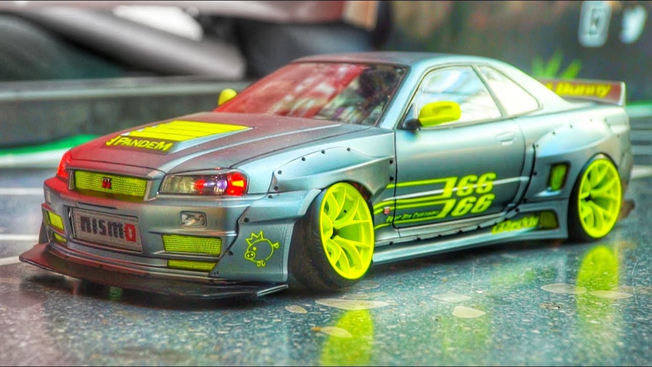 MEGA RC DRIFT CAR RACE MODELS IN DETAIL AND MOTION! SCALE 1:10 DRIFT CARS