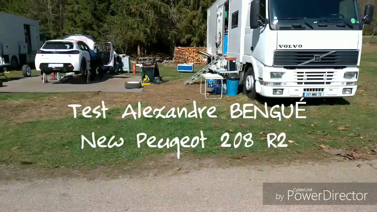 Test A.BENGUÉ - New Peugeot 208 R2 | THIBOU 88