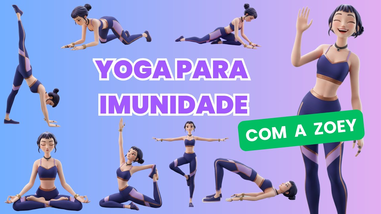 Yoga para Imunidade Infantil | Zoey x Guerreiras do K-Pop