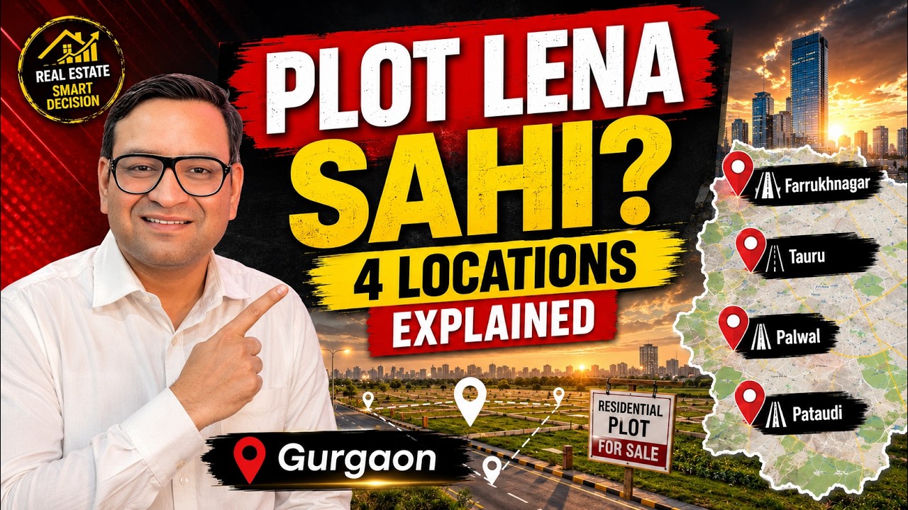 प्लॉट खरीदने से पहले ये वीडियो जरूर देख लो | Gurgaon के पास 4 लोकेशन