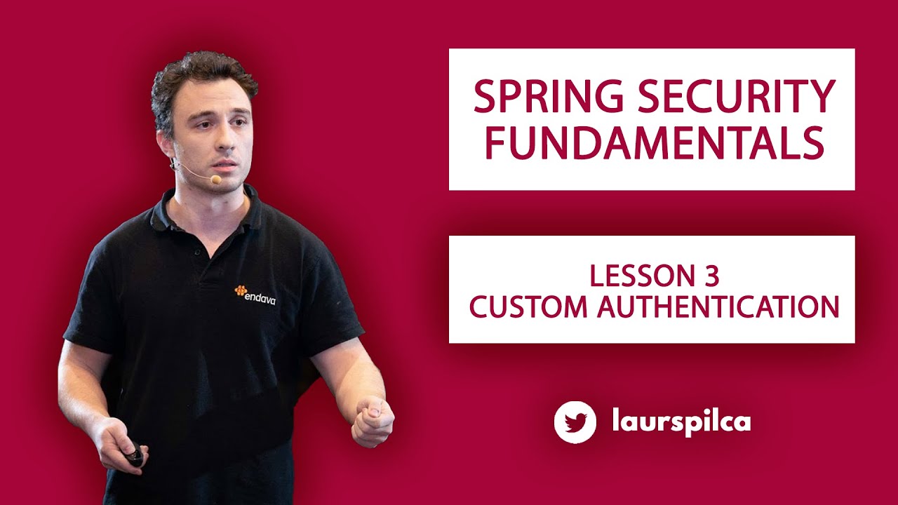 Spring Security Fundamentals &mdash; Урок 3 &mdash; Пользовательская аутентификация