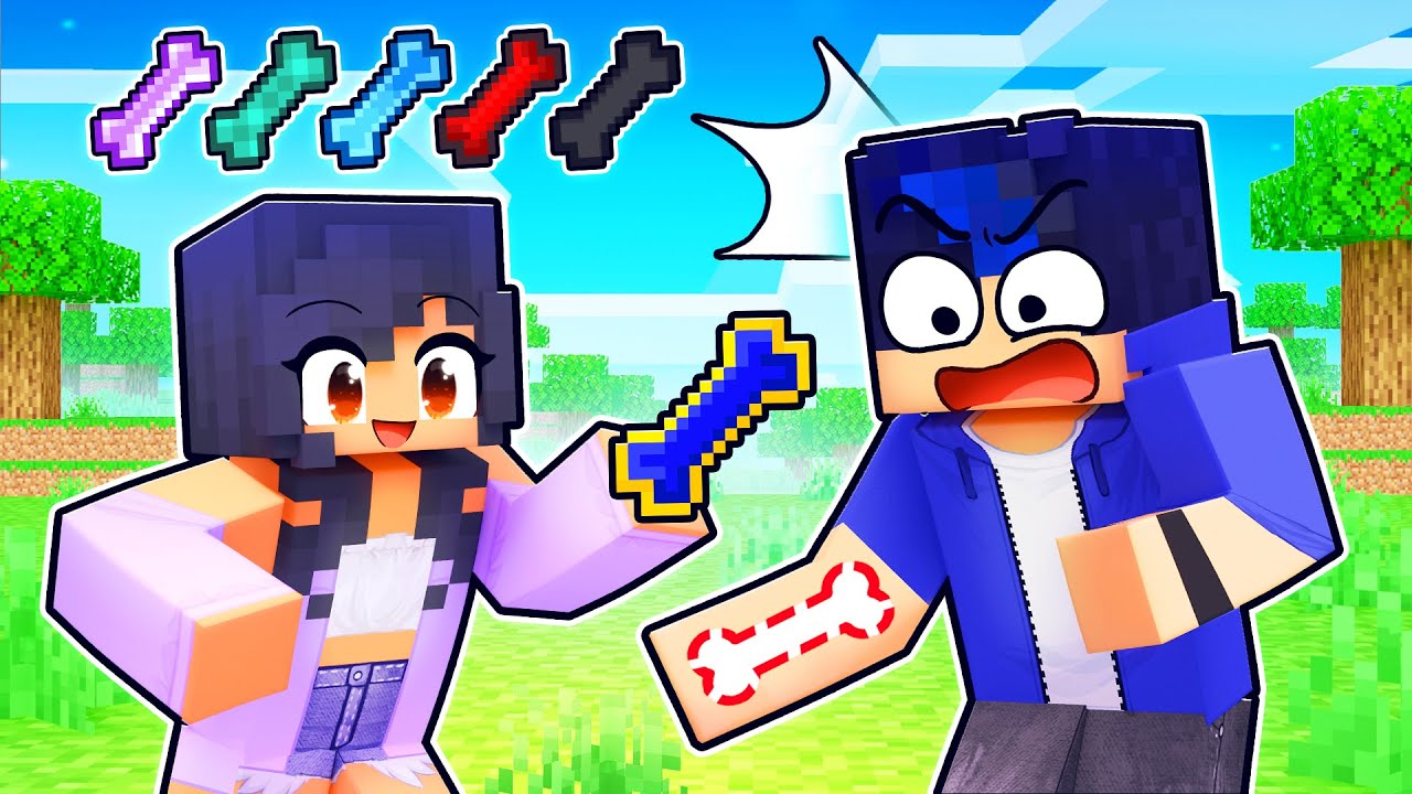 STEALING My Friend's BONES in Minecraft!