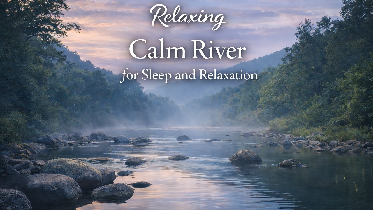 Relaxing Instrumental Music | Calm River for Sleep and Relaxation