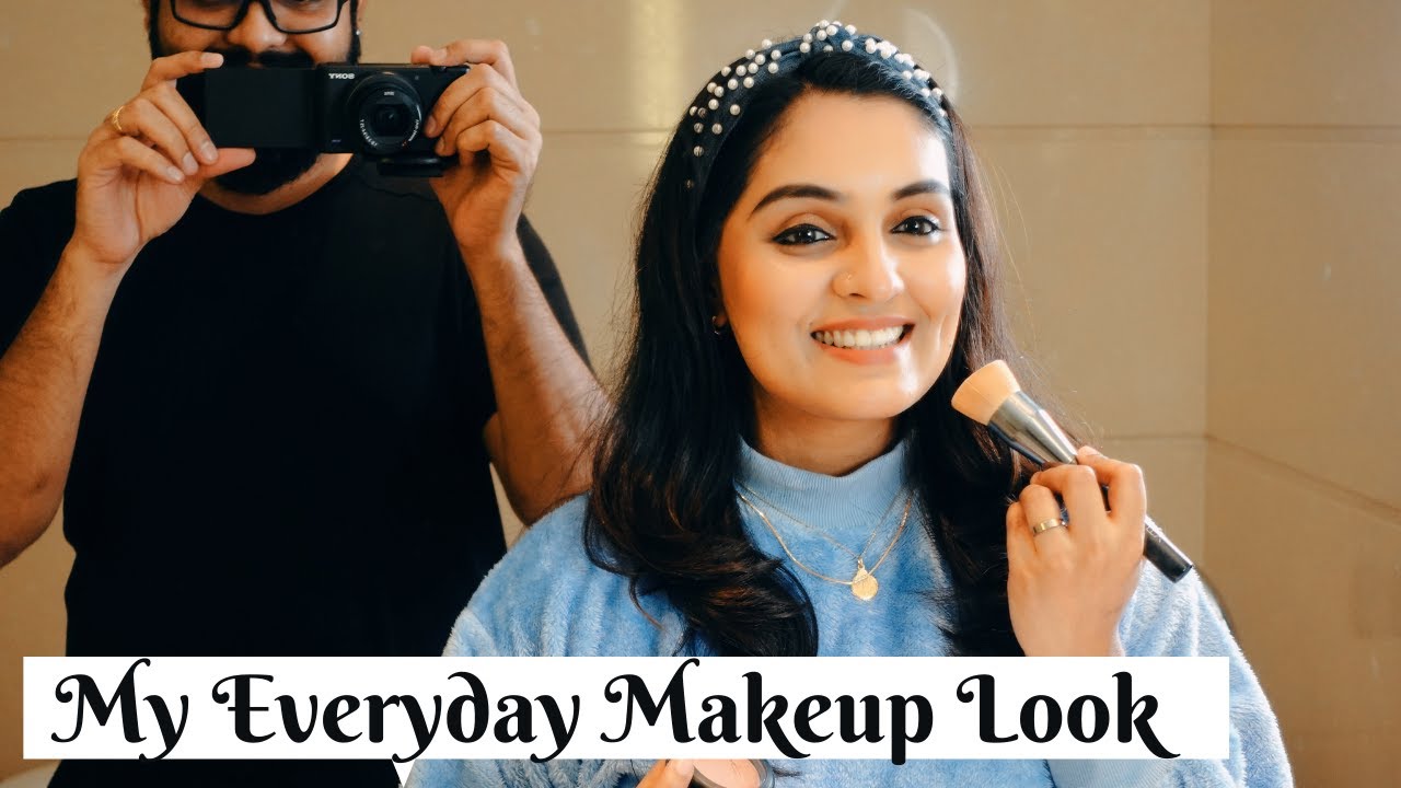 My Everyday Makeup Look ❤️ | Simple & Glowy Makeup | Nimmy Arungopan
