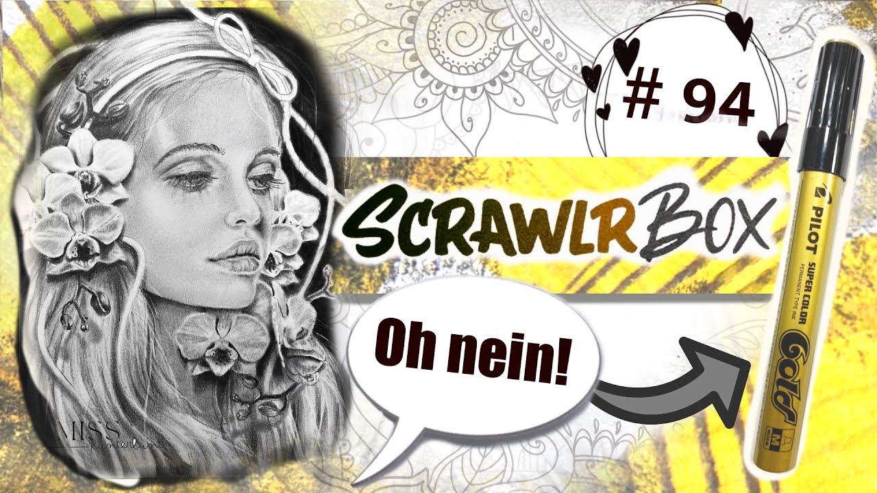 Scrawlrbox #94: Wenn dir die Angst im Weg steht | Miss Kunterbunt Art