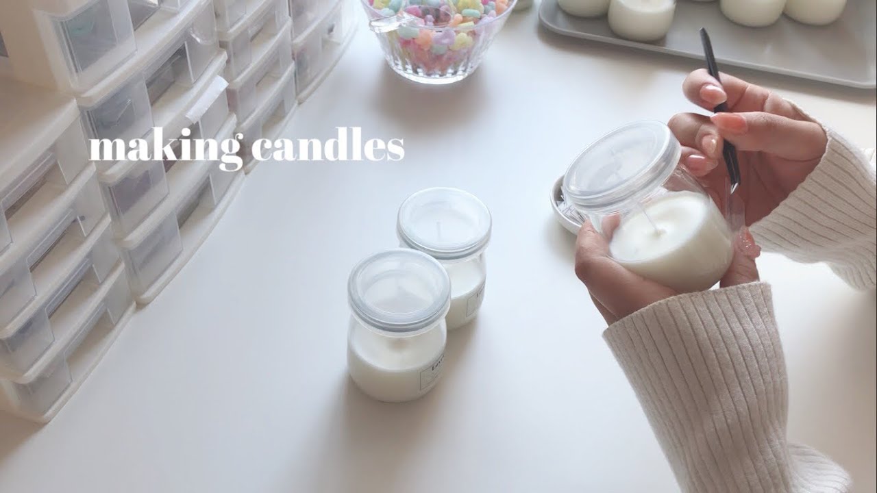 キャンドル制作風景🕯| 作業動画 | studio vlog