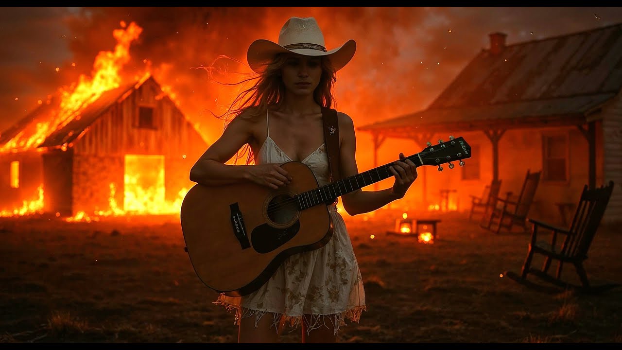 Ashes in The Furrows, The Neighbor's Farm is Ablaze, Outlaw, Country Rock Song