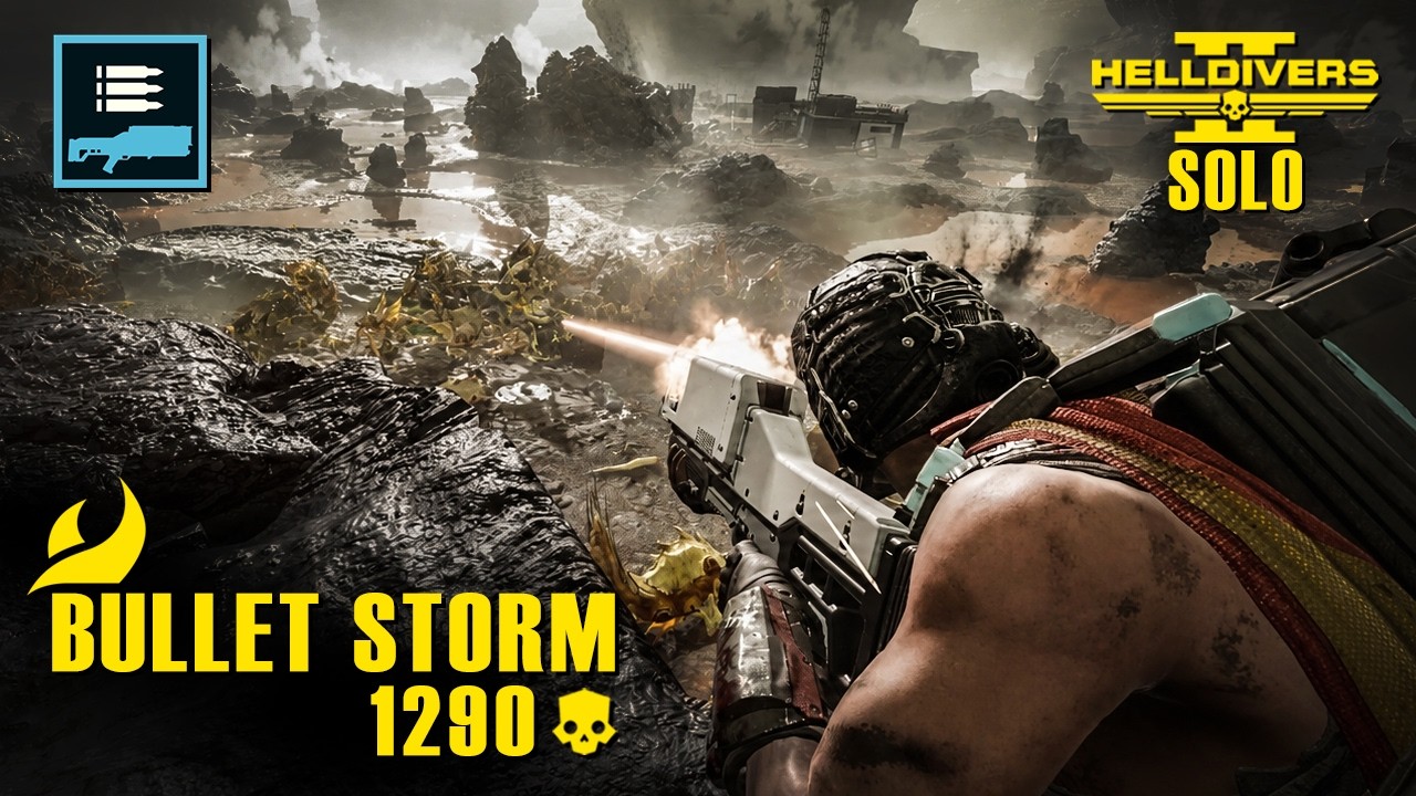Helldivers 2 &ndash; This Bullet Storm Build Farms Terminid Kills | Solo Deathless | Super Helldive