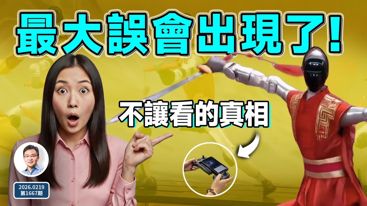 被春晚功夫機器人驚呆了嗎？有這些不讓看的真相（文昭談古論今20260219第1667期）