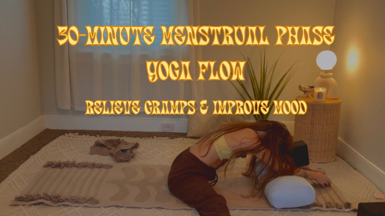 30 Minute Menstrual Phase / Low Energy Yoga Flow