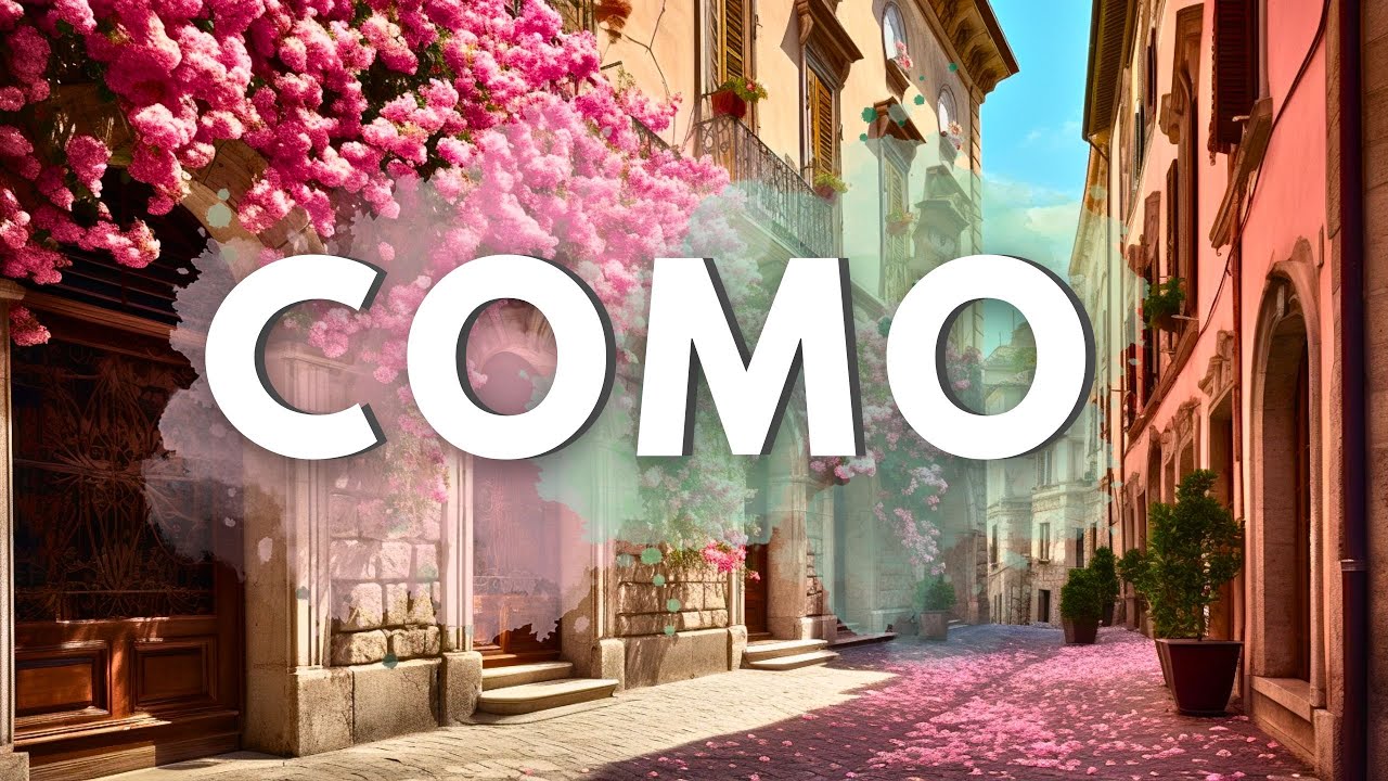 WALKING TOUR OF COMO CITY, LAKE COMO 🇮🇹  VILLA OLMO - THE MOST BEAUTIFUL PLACES IN THE WORLD 4K