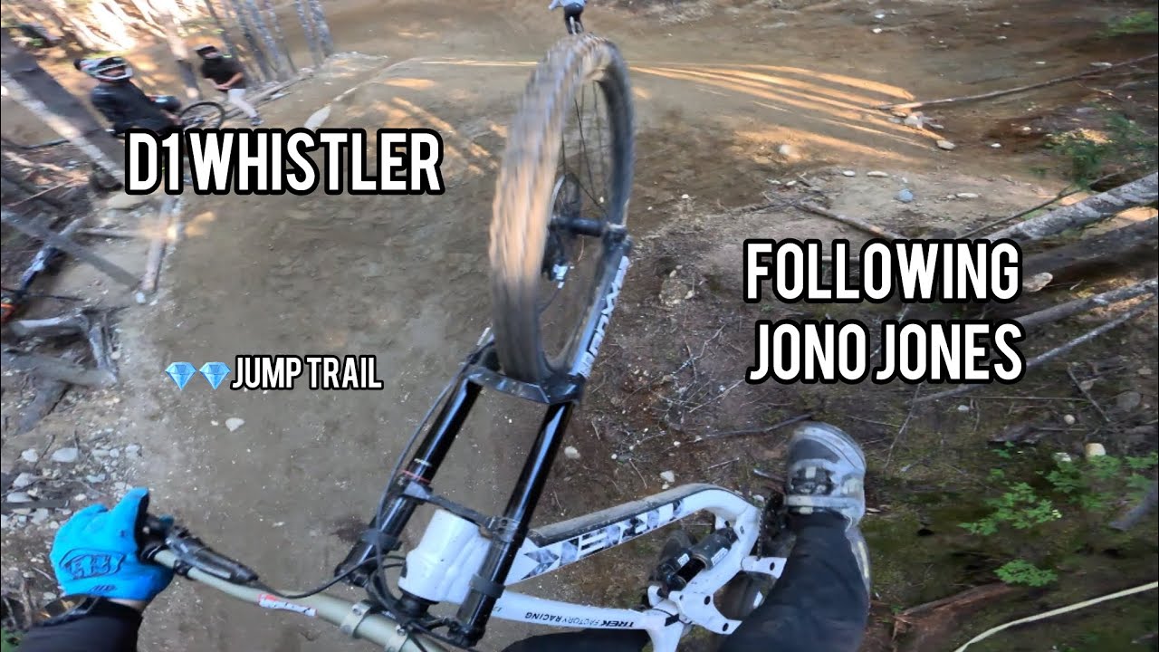 D1 Whistler behind Jono Jones