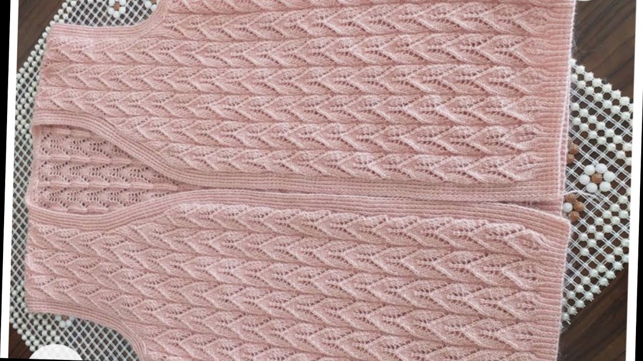 Latest Ladies cardigan knitting design