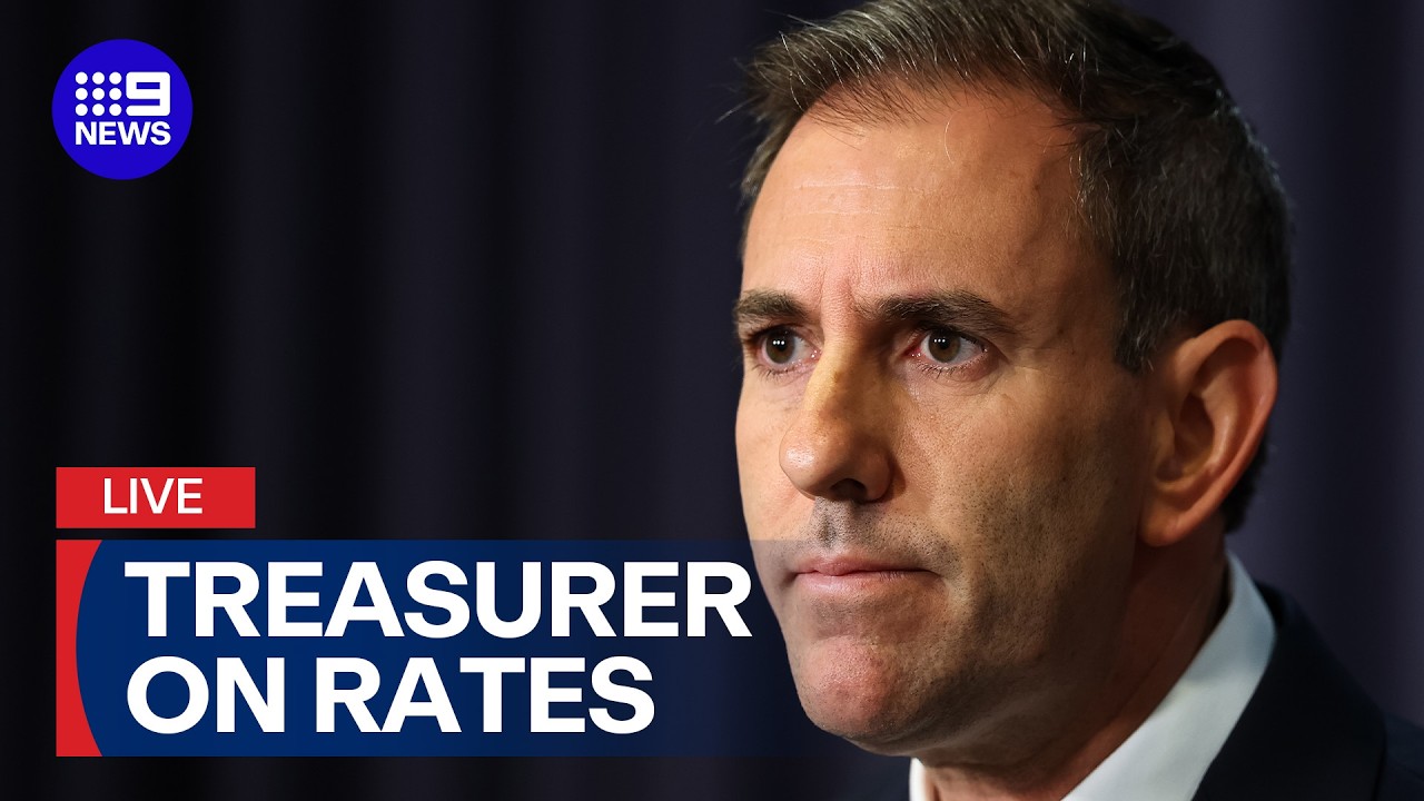 #LIVE: Treasurer Jim Chalmers speaks on interest rate rise | 9 News Australia