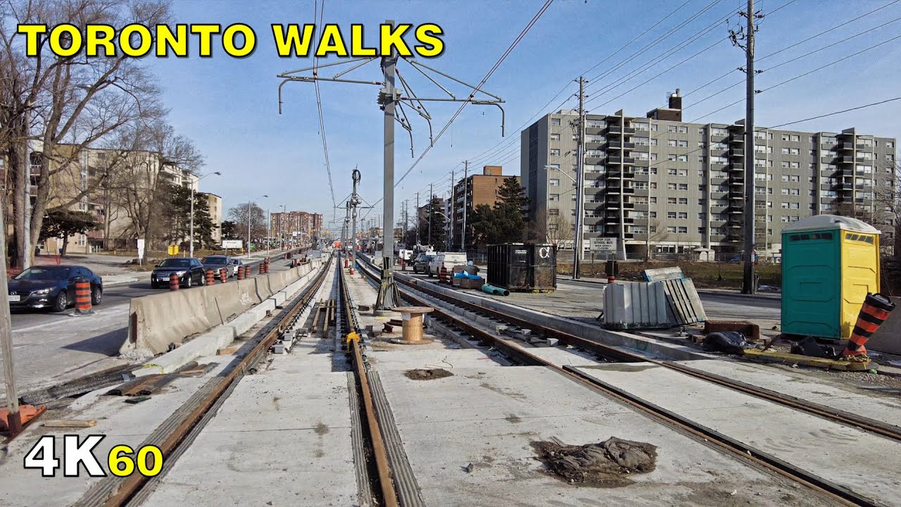 Scarborough Golden Mile to Kennedy Walk in Toronto on January 25, 2021