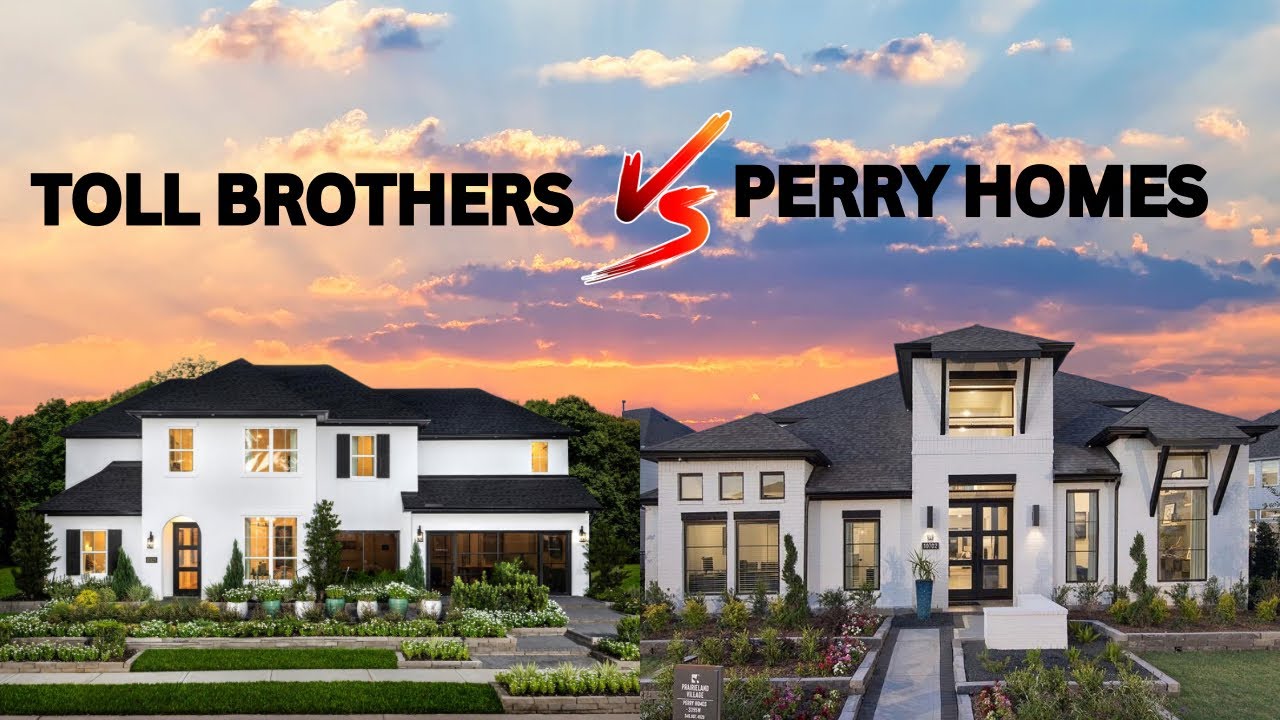 VERSUS BATTLE Between Toll Brothers & Perry Homes In Houston Texas | WHO WINS?
