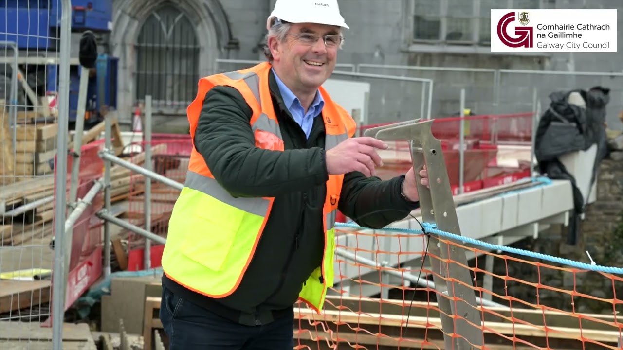 Droichead an Dóchais - the construction of the new pedestrian and cycle bridge in Galway City