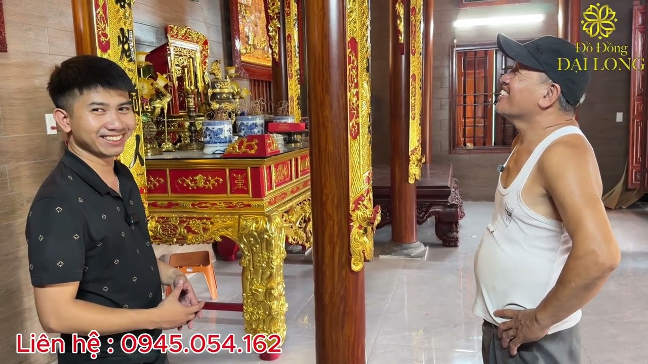 Tranh đồng cội nguồn quê hương + Vinh quy bái tổ đồng đỏ bàn giao và lắp đặt cho chú Tiến Hải Phòng