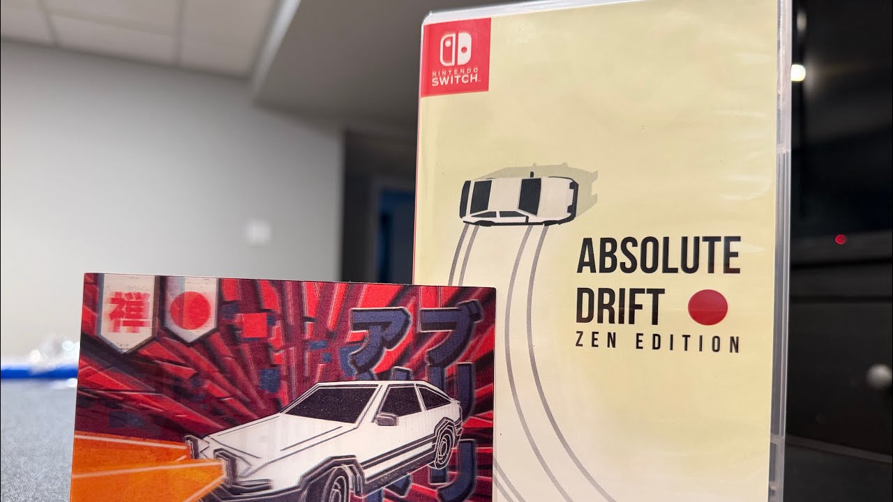 Распаковка консоли Nintendo Switch Absolute Drift Zen edition
