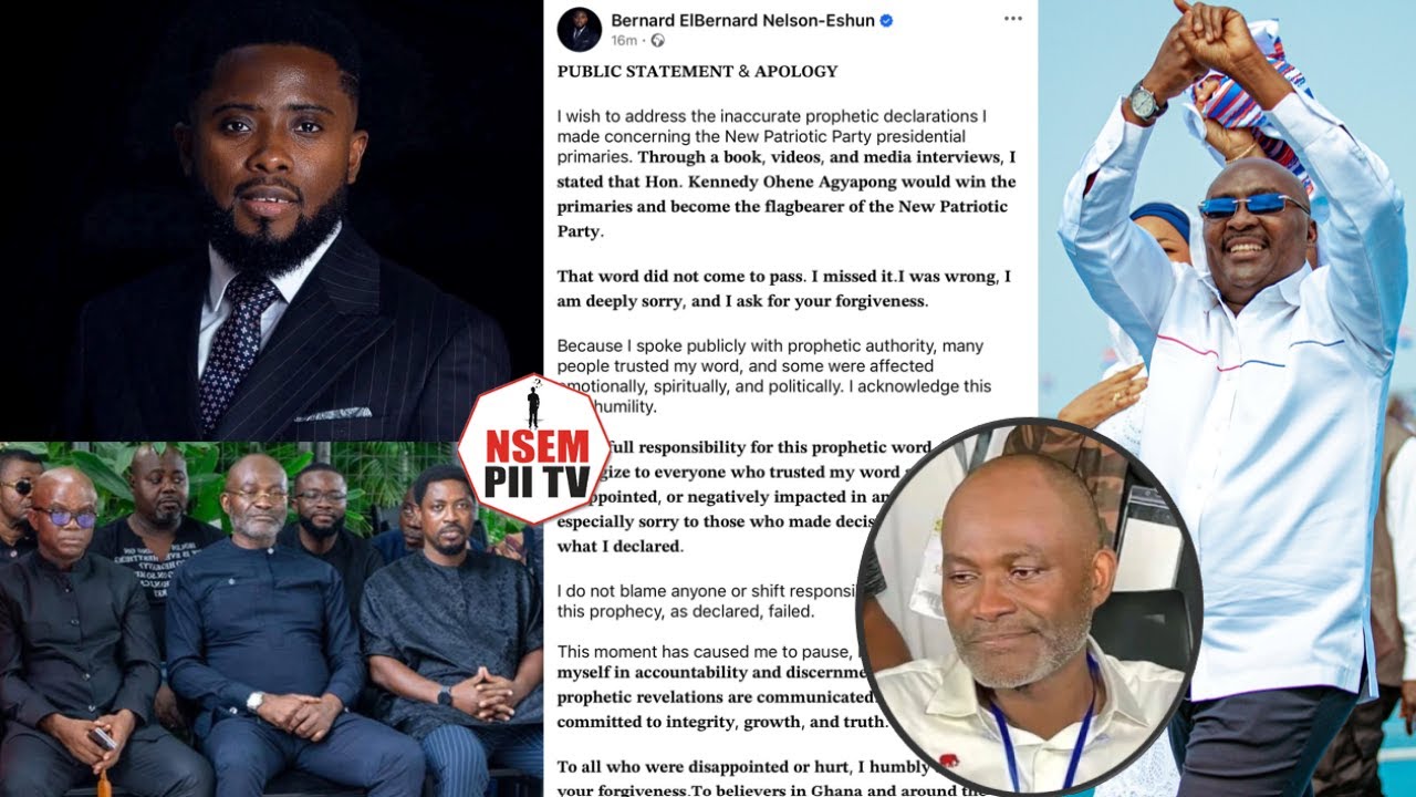 BREAKING! Prophet Bernard releases statement over prophecy failure; I'm sorry, please forgive me