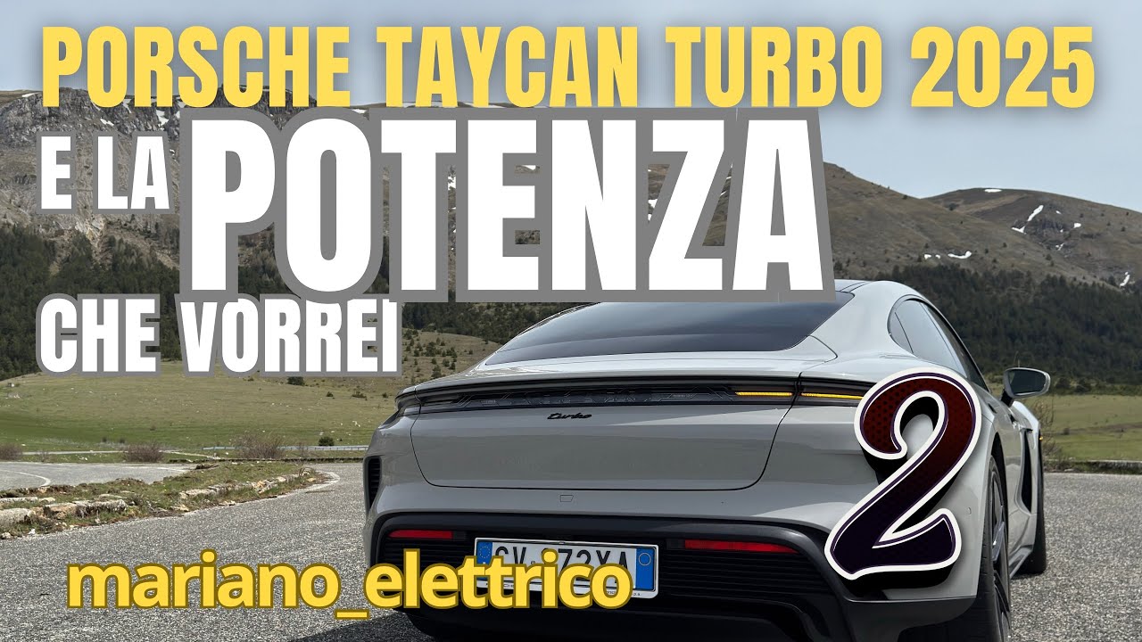 L’ELETTRICA che NON ne ha ABBASTANZA / I miei secondi 500 km / PORSCHE TAYCAN Turbo 2025 - PARTE 2