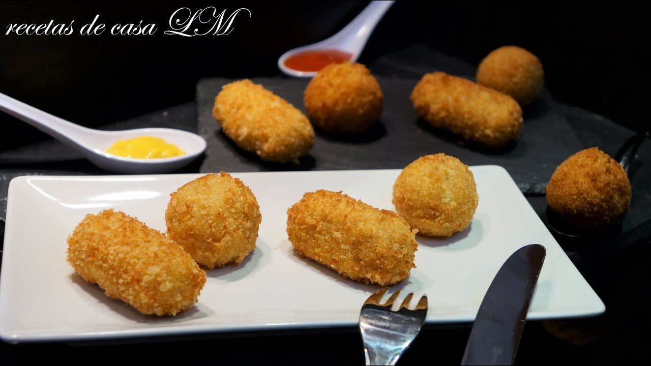 CROQUETAS DE JAMÓN CON BECHAMEL RÁPIDA CROQUETAS SIEMPRE PERFECTAS