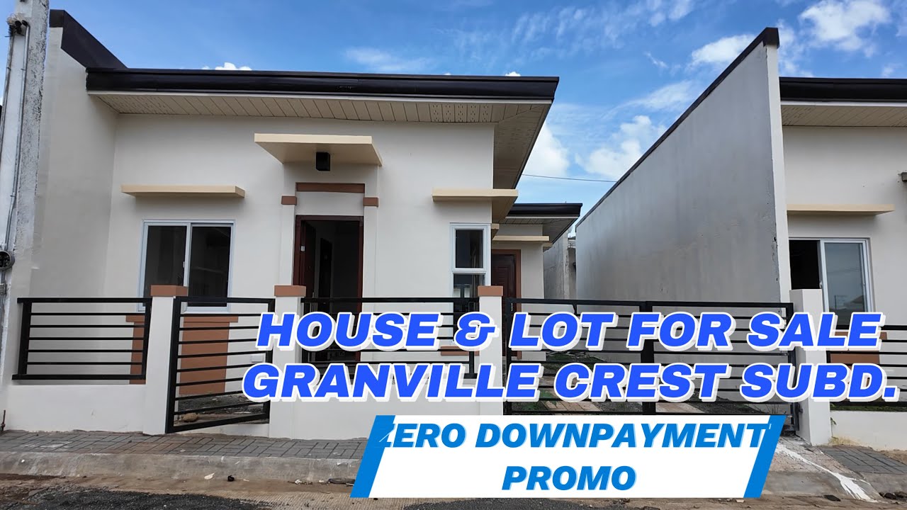 House and lot for Sale in Davao City | Granville Crest Subdivision |  No Downpayment Promo