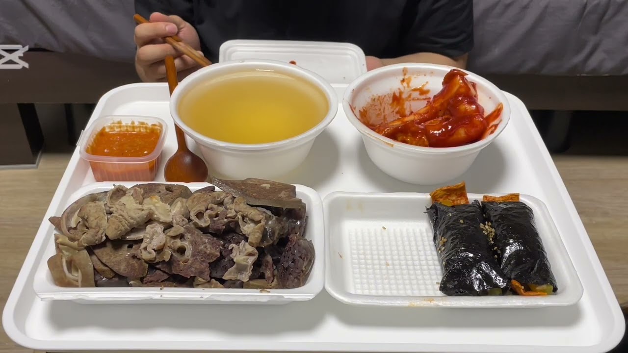 [MUKBANG] Tteokbokki, Gimbap, Soondae Combo 🥘🔥