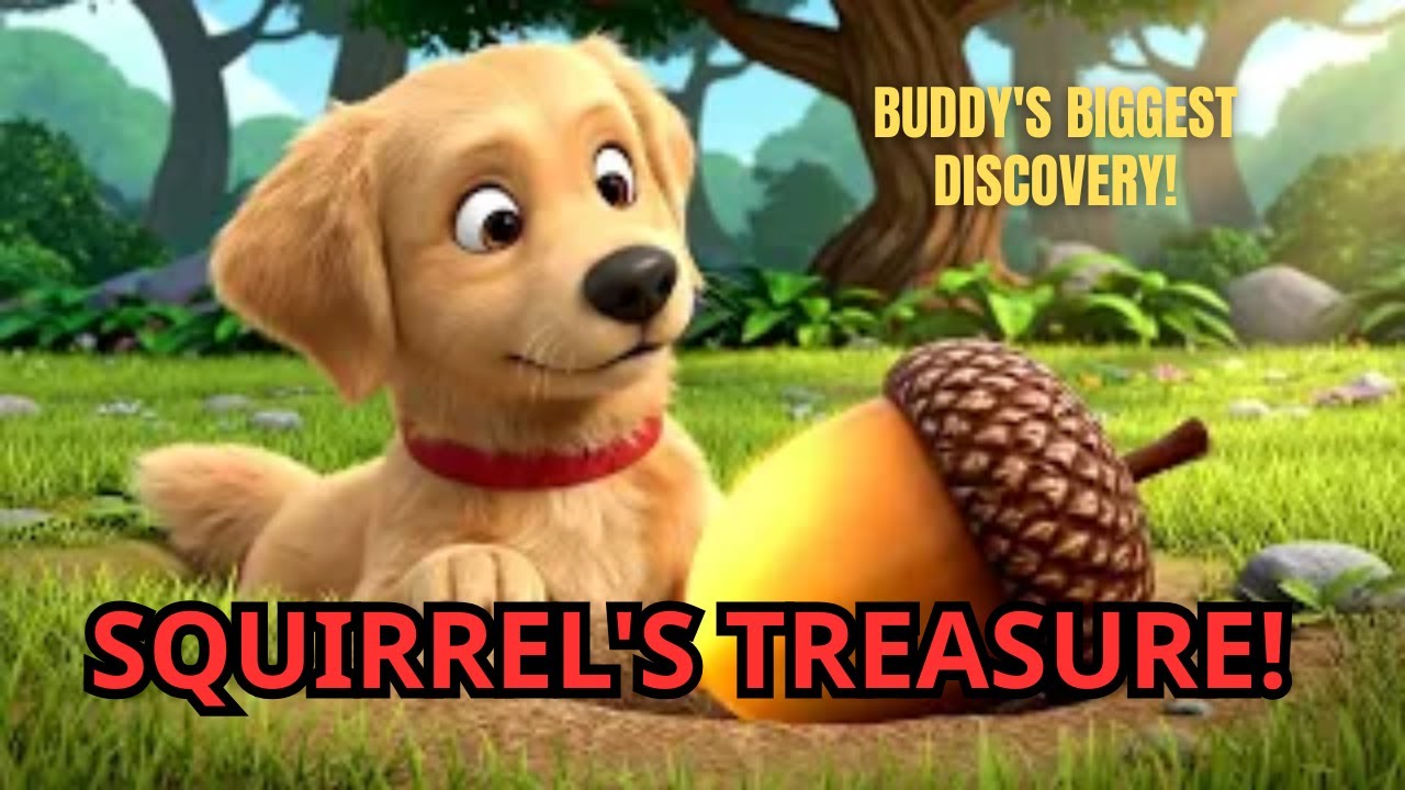 The Secret Treasure of Skitte: Buddy's Wild Tunnel Adventure! | Dog Explores The Squirrel Hideout